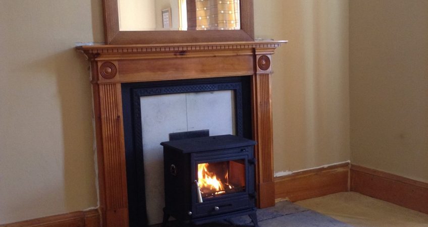 New fireplace in Stewarton  